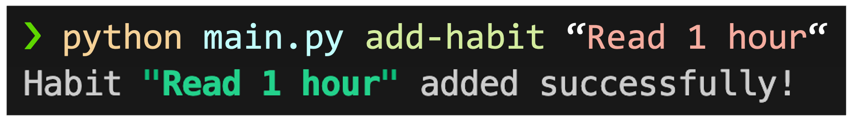 Add Habit